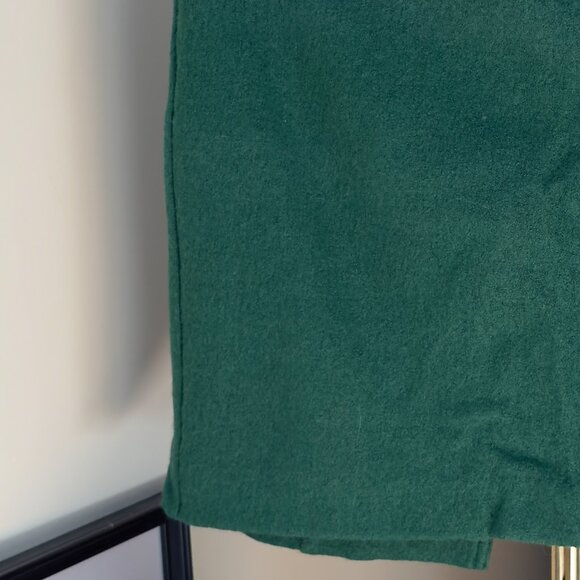 NWT Vintage Banana Republic Wool Blend Green Mini Skirt With Gold Zipper| US 6 - Picture 4 of 11